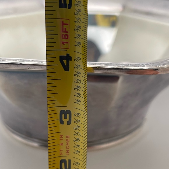 1920s KROME KRAFT FARBER BROS NYC Octagon Serving Por Dish with Lid SILVERCRAFT - Picture 11 of 14